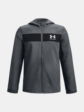 Under Armour UA Sportstyle Windbreaker Bunda detská Šedá