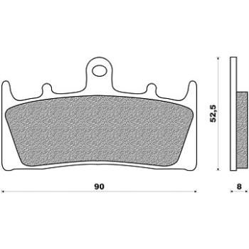 NEWFREN brzdové doštičky (zmes ROAD TOURING SINTERED) (2 ks) M502-433