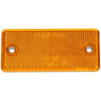 ACI Odrazka oranžová obdĺžniková 90 × 40 mm s otvormi (9907596)