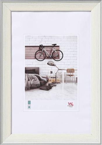 walther+ design EN030C vymeniteľný fotorámček Formát papiera: 20 x 30 cm  biela, béžová