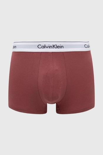 Boxerky Calvin Klein Underwear 3-pak pánske, tmavomodrá farba