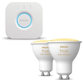 Philips HueWA 4.3 W GU10 2P EUR + Philips HUE Bridge EÚ