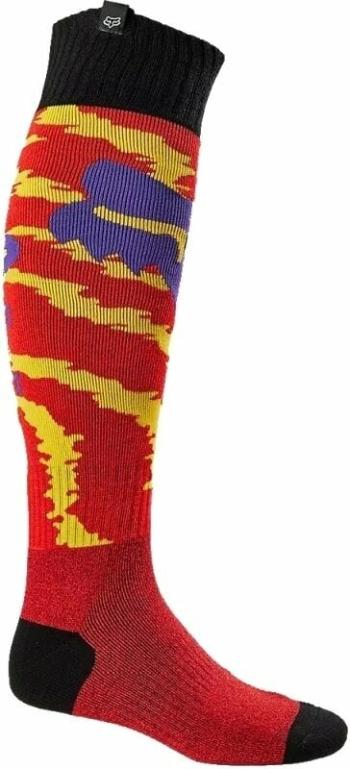 FOX Ponožky 180 Nuklr Socks Fluo Red S
