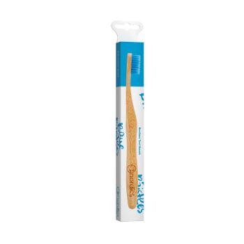Bambusová kefka na zuby s modrými štetinami pre dospelých NORDICS
