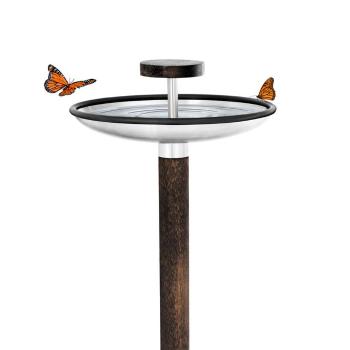 FIAP 2402-3 premiumdesign BirdStation fontánka s pitnou vodou pre vtáky   teakové dřevo , nerezová ocel