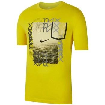 Nike  Tričká s krátkym rukávom Club FT  Žltá