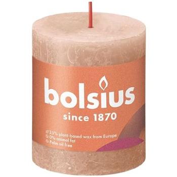 BOLSIUS rustikálna sviečka krémový karamel 80 × 68 mm (8717847148896)
