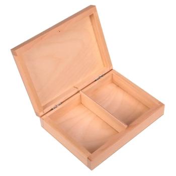 Fenwit Drevená krabička na obrúčky 16 x 12 x 4,2 cm