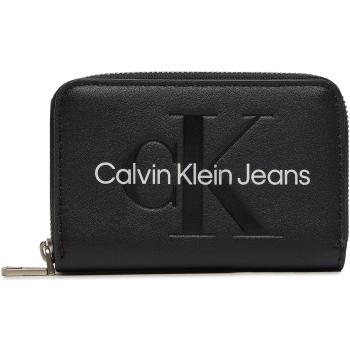 Calvin Klein Jeans  SCULPTED MED ZIP AROUND MONO K60K612255  Peňaženky Čierna