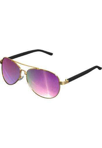 Urban Classics Sunglasses Mumbo Mirror gold/purple - UNI