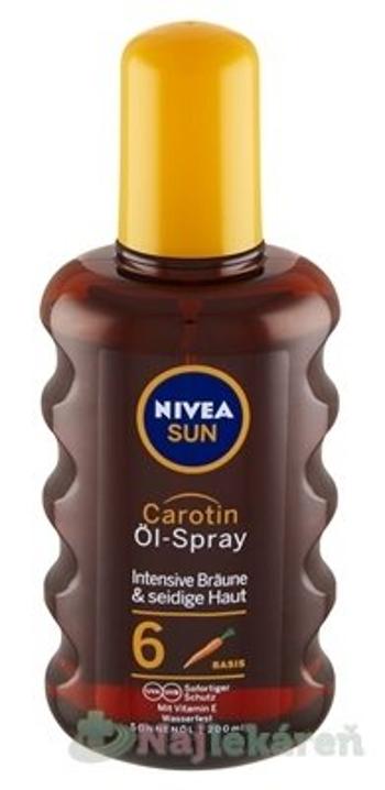 Nivea Sun olej na opaľovanie spray SPF6 200 ml