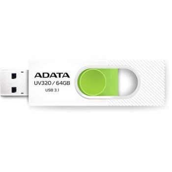 ADATA UV320 64 GB, bielo-zelená (AUV320-64G-RWHGN)