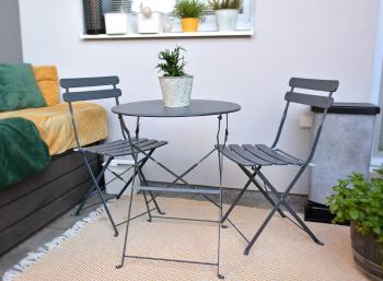 Záhradné bistro set 3 ks Rojaplast Šedá