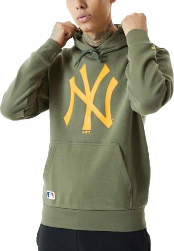 New York Yankees MLB Seasonal Team Logo Olive/Orange M Mikina