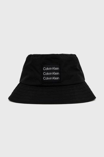 Klobúk Calvin Klein čierna farba,