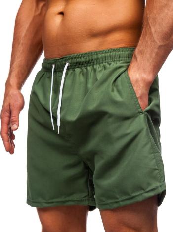 Zelené pánske kúpacie šortky Bolf ST001