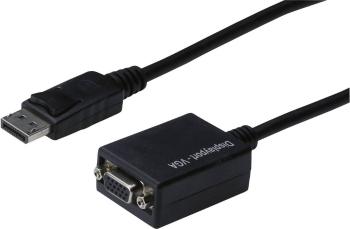 Digitus AK-340403-001-S DisplayPort / VGA adaptér [1x zástrčka DisplayPort - 1x VGA zásuvka] čierna  15.00 cm