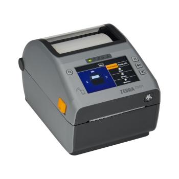 Zebra ZD621d ZD6A142-D1EF00EZ, 8 dots/mm (203 dpi), tiskárna štítků, peeler, disp., RTC, USB, USB Host, RS232, BT (BLE), Ethernet, grey