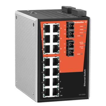 Weidmüller IE-SW-PL16MT-14TX-2SC priemyselný ethernetový switch