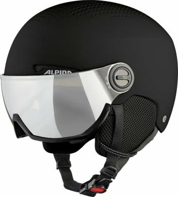 Alpina Arber Visor Q-Lite Ski Helmet Black Matt L Lyžiarska prilba