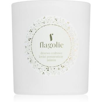 Flagolie White Label Cedar Tree, Orange Blossom, Jasmine vonná sviečka 150 g