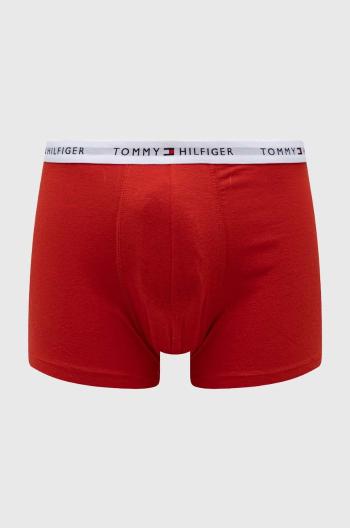 Boxerky Tommy Hilfiger pánske, červená farba