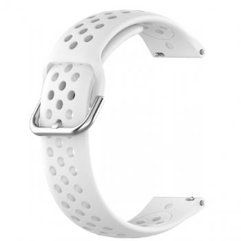 Garmin Vivoactive 4 Silicone Dots remienok, white