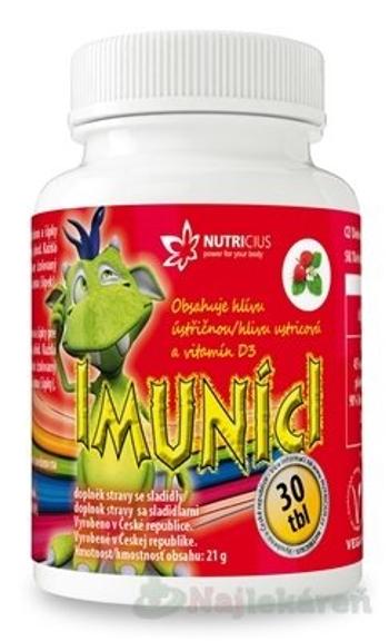 IMUNÍCI Hliva ustricová s vitamínom D3 pre deti 30tbl