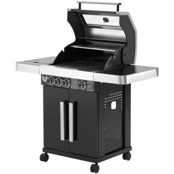 Plynový gril BBQ Chief 6.0, čierna