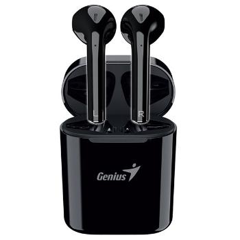Genius HS-M900BT, mikrofón, prepínanie skladieb, čierna, 2.0, s nabíjacou krabičkou, šport. typ USB-C