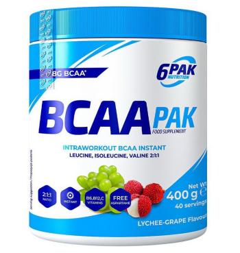 BCAA PAK - 6PAK Nutrition 400 g Orange Kiwi