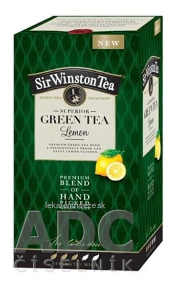 Sir Winston Tea GREEN TEA Lemon zelený čaj 20x1,75 g (35 g)