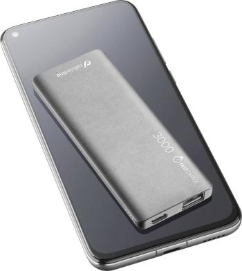 Cellularline  powerbanka 3000 mAh  Li-Pol USB-C™ čierna