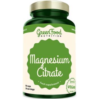 GreenFood Nutrition Magnesium Citrate podpora spánku a regenerácie 90 cps