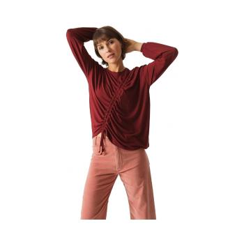 Skfk  T-Shirt Bezi - Burgundy  Mikiny Bordová