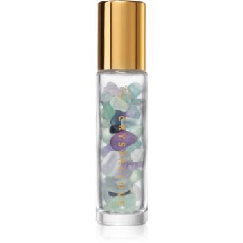 Crystallove Fluorite Rainbow Oil Bottle roll-on s kryštálmi plniteľný 10 ml