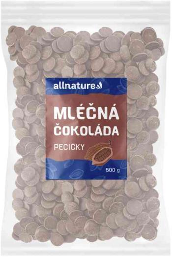 Allnature Mliečná čokoláda lupienky