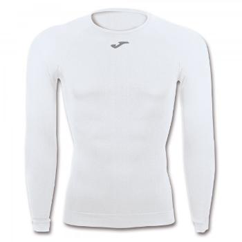 BRAMA CLASSIC SEAMLESS T-SHIRT WHITE L/S S-M