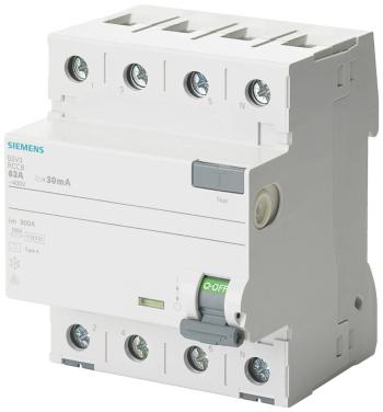 Siemens 5SV33426GV01 5SV3342-6GV01 prúdový chránič      25 A 0.03 A 400 V