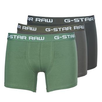 G-Star Raw  Boxerky CLASSIC TRUNK CLR 3 PACK  Zelená