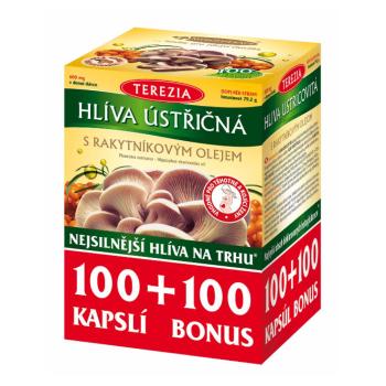 TEREZIA Hliva ustricová s rakytníkovým olejom 100+100 kapsúl BONUS