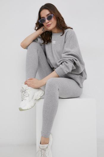 Mikina adidas Originals Adicolor HF7478 dámska, šedá farba, melanžová