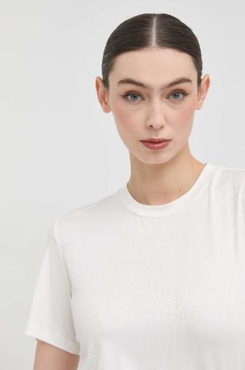 Tričko Silvian Heach dámsky, biela farba