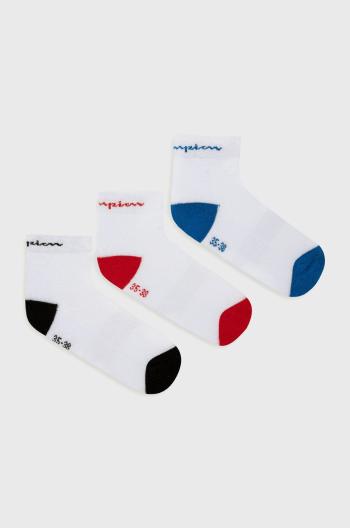 Ponožky Champion (3-pak) biela farba