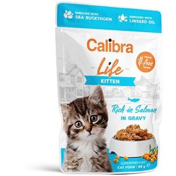 Calibra Cat Life kapsička kitten salmon in gravy 85 g (8595706700856)