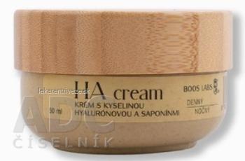 HA cream - Boos Labs krém s kyselinou hyalurónovou a saponínmi (inov.2023) 1x50 ml