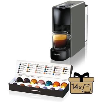 NESPRESSO Krups Essenza Mini Intense Grey XN110B + ZDARMA Voucher Poukaz na kávu Nespresso v hodnote 20 €