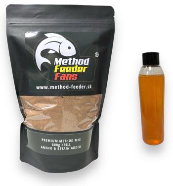 Method feeder fans premium method mix set 600 g + 200 ml booster - krill