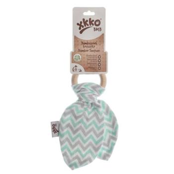 XKKO BMB Hryzátko Lístky - Chevron Baby Mint