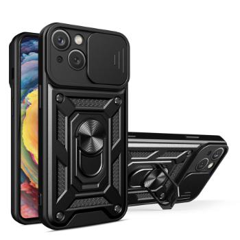 MG Hybrid Armor Camshield kryt na Motorola Moto G62 5G, čierny